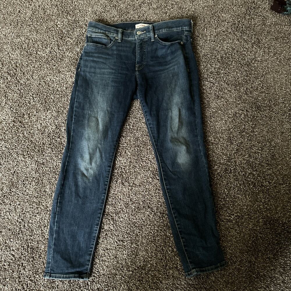 Lucky Brand Blue Jeans Womens 10/30 A Mid Rise Skinny Ava
